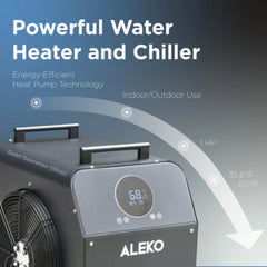 ALEKO Arctica Inflatable Cold Plunge and 1 HP Chiller & Heater Kit