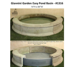 Aquarum Concrete Outdoor Garden Fountain - 1021