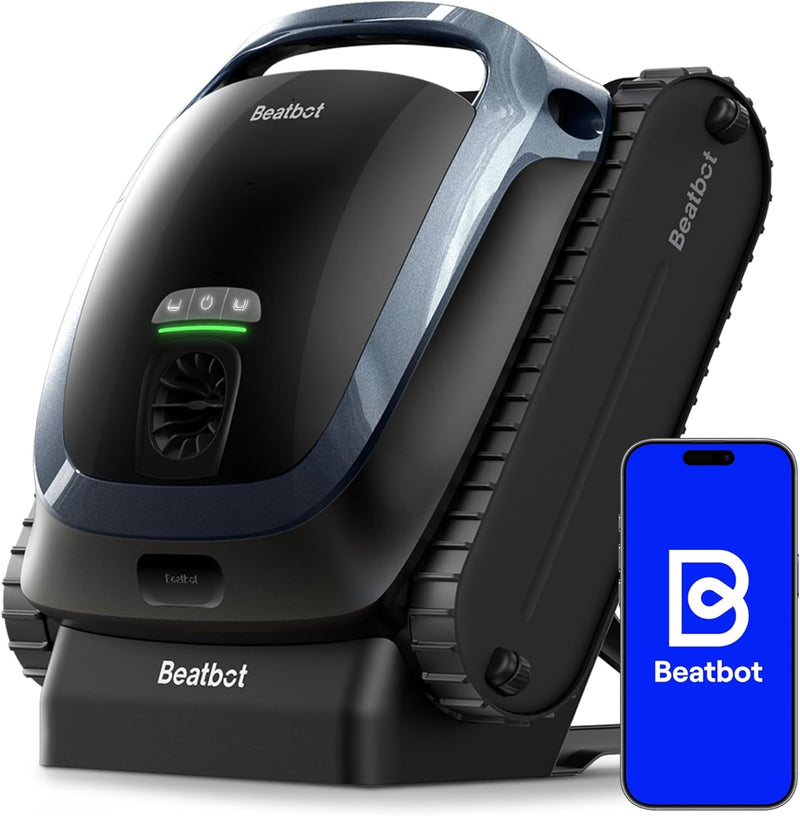 (2025 Upgrade) Beatbot AquaSense 2 Cordless Robotic Pool Vacuum Cleaner, Smart Surface Parking, Double-Pass Waterline Scrubbing, Cleans Floor, Walls and Waterline