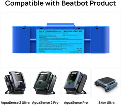 3-in-1 Clarifier Kit for Beatbot AquaSense 2 Ultra, AquaSense2 Pro & AquaSense Pro– Clears Cloudy Water, Removes Metals, Prevents Scaling – Natural, Sustainable & Compatible with All Pools