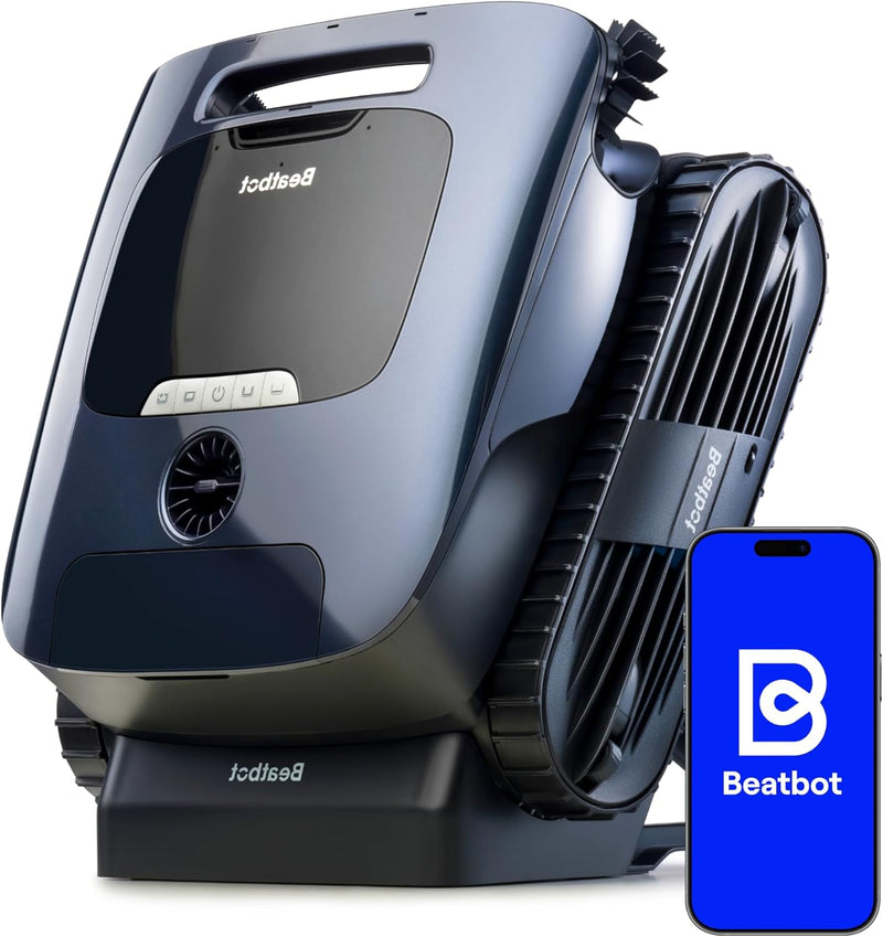 Beatbot AquaSense 2 Ultra Cordless Robotic Pool Cleaner for Complex Pools, Mapping with AI Camera, 5-in-1 Cleaning, Smart Surface Parking, Skimmer with APP Control, Water Clarification – Prussian Blue