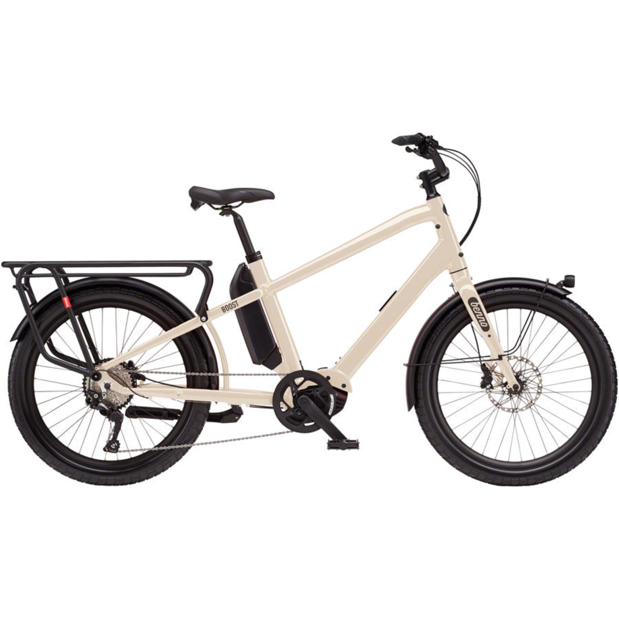 Benno Boost E Class 3 Etility Ebike - Bosch Performance Line Sport 400Wh Step-Over Bone Gray One Size