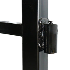 16x8 ft Dual Swing Driveway Gate with Star Pattern