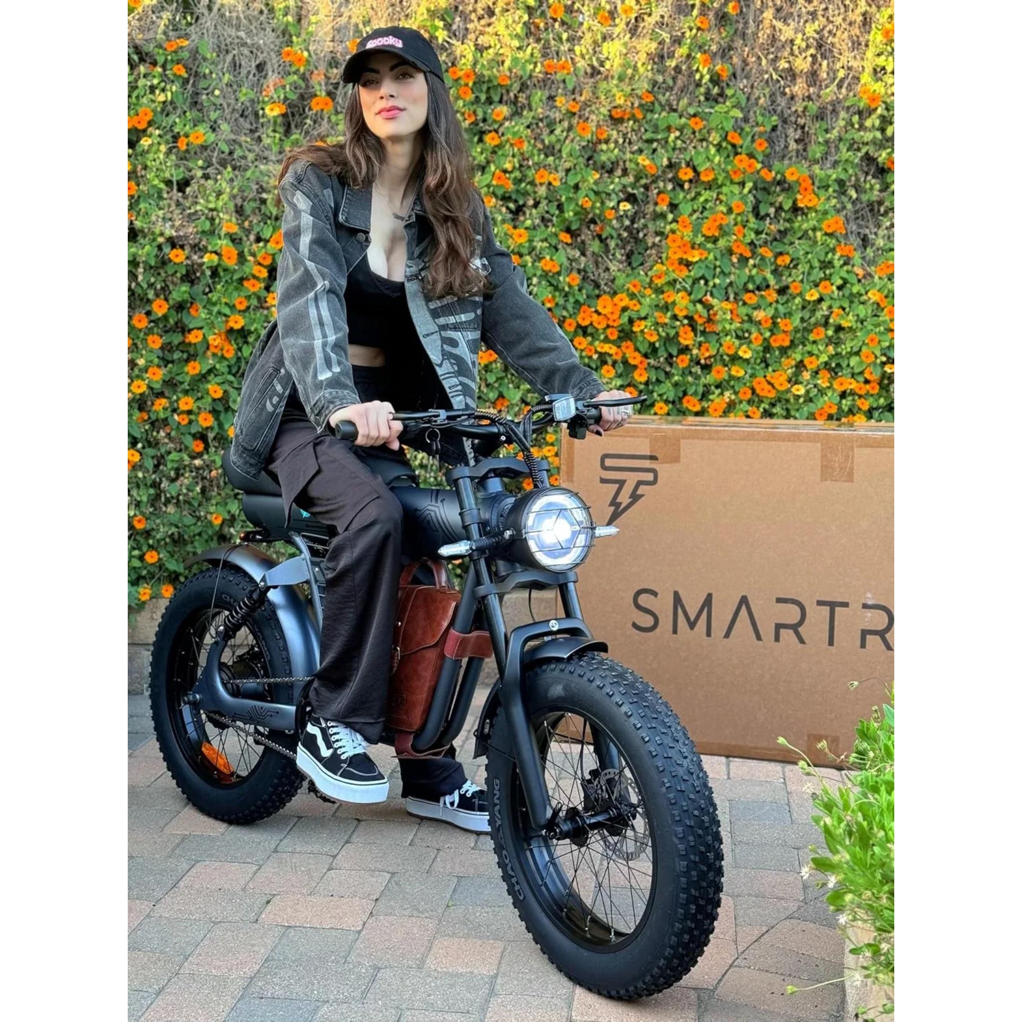 HEZZO 1200W Electric Bike - 48V Lithium Battery, Over 50km/h Speed