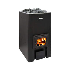 Harvia 50 40KW Black Floor Mount Wood-Burning Sauna Stove With Sauna Stones [WK500] (SAK73164)