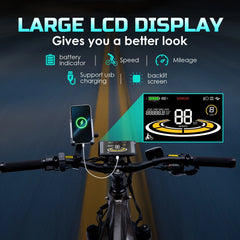 High-Quality eBike with 52V 750W Motor - 17AH Long Range