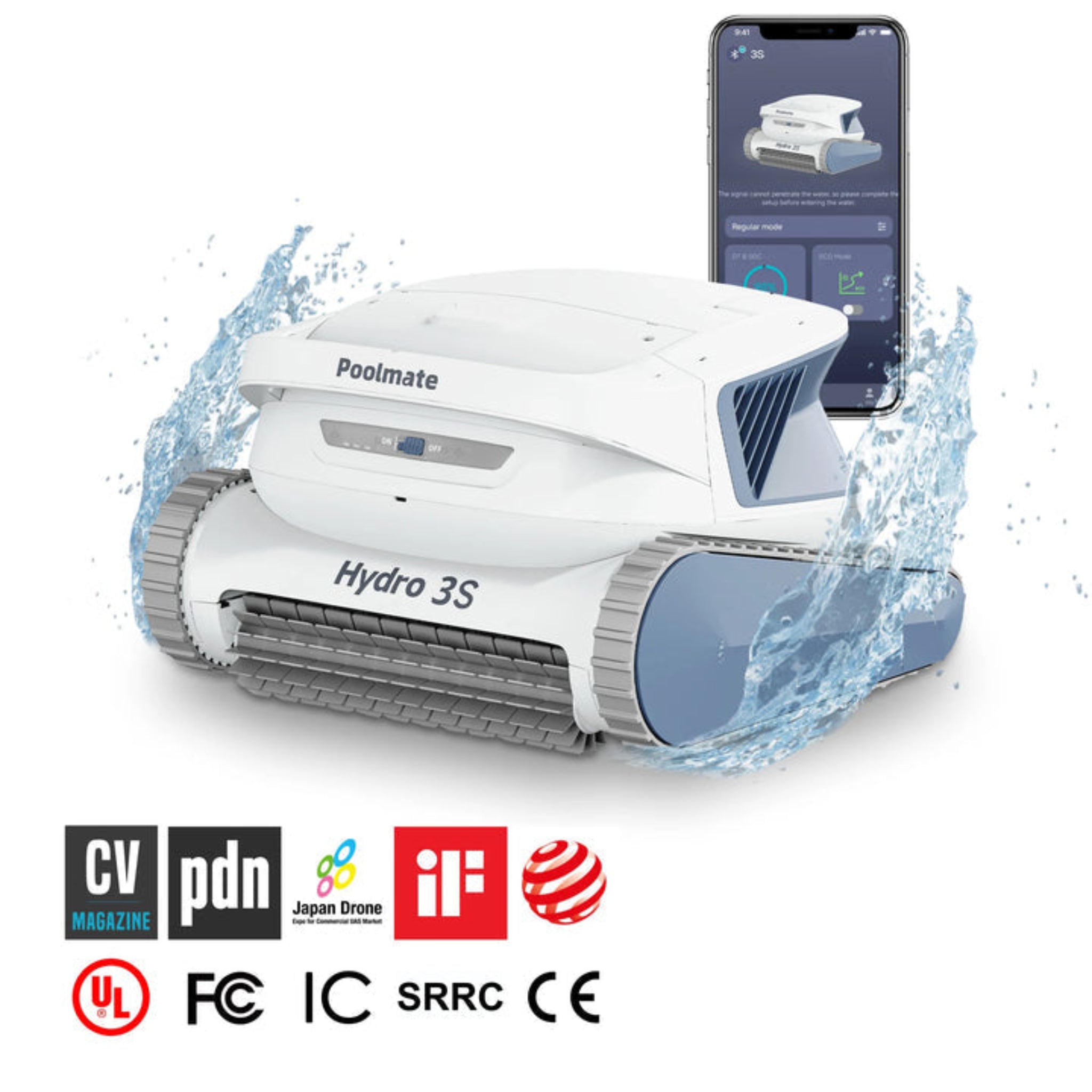Poolmate Hydro 3S Cordless Robotic Pool Cleaner
