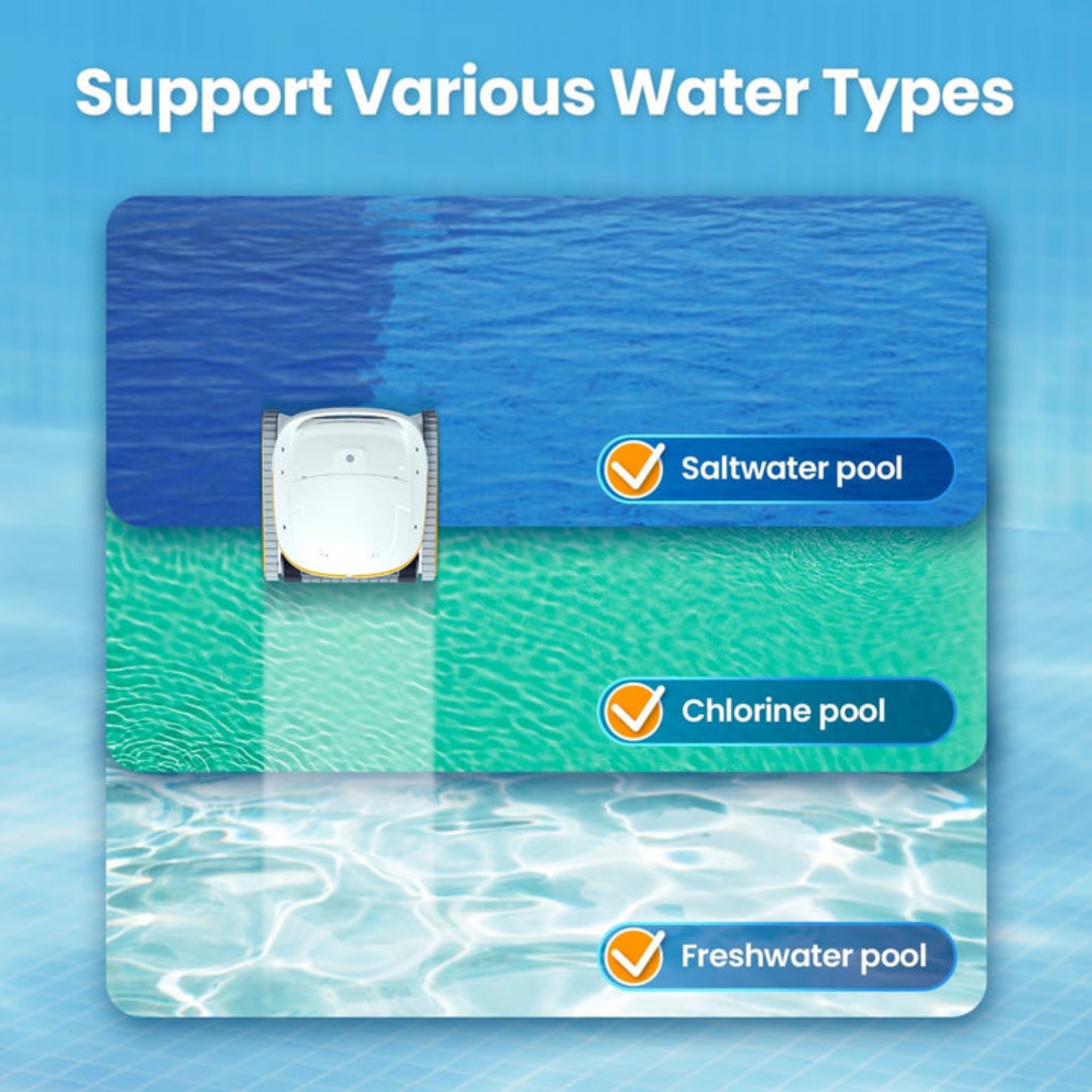 Poolmate Hydro 3 Cordless Robotic Pool Cleaner