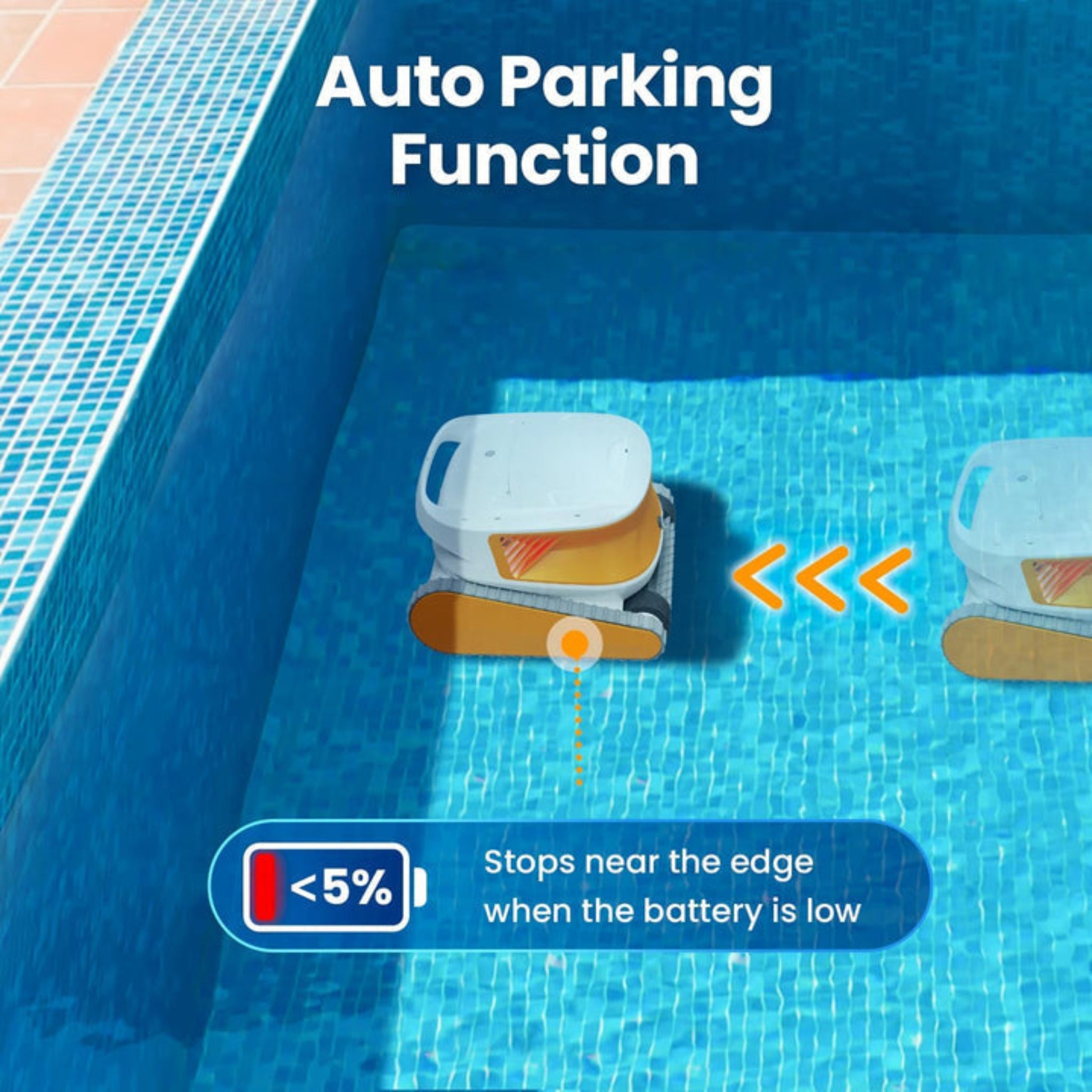 Poolmate Hydro 3 Cordless Robotic Pool Cleaner