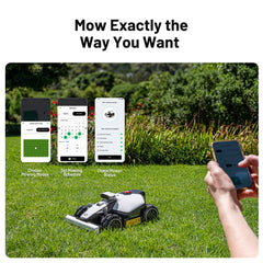 Mammotion LUBA Mini AWD 800 Robot Lawn Mower — 8600 Sq. Ft., All-Wheel-Drive, 80% Slope Capability, UltraSense AI Vision, 0.8in.â€“2.6in. Cutting Height, Model# LUBA mini AWD 800