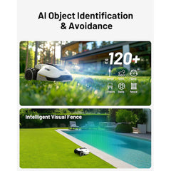 Mammotion YUKA 3000 Robot Lawn Mower — AI Obstacle Avoidance, 4G Reception, Dual Cutting Discs, APP Control, 1 Acre, Model# YUKA 3000