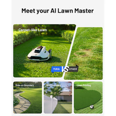 Mammotion YUKA 3000 Robot Lawn Mower — AI Obstacle Avoidance, 4G Reception, Dual Cutting Discs, APP Control, 1 Acre, Model# YUKA 3000