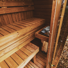 Mande MW16 ThermoWood Outdoor Sauna - Premium Outdoor Relaxation Experience