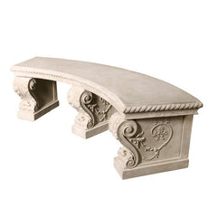 Design Toscano The Salentino Crescent Garden Bench