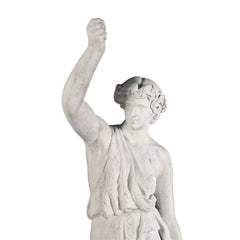 Design Toscano Hercules with Nemean Lion Pelt Garden Statue with Plinth