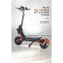Obarter D5 Electric Scooter - 5000W, 70km/h Max Speed, Removable Battery