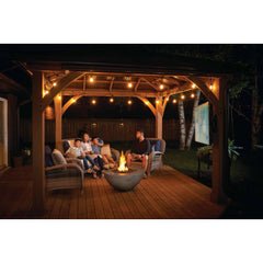 Patio Elegance 36-Inch Round Fire Table – Nexus Patioflame Table