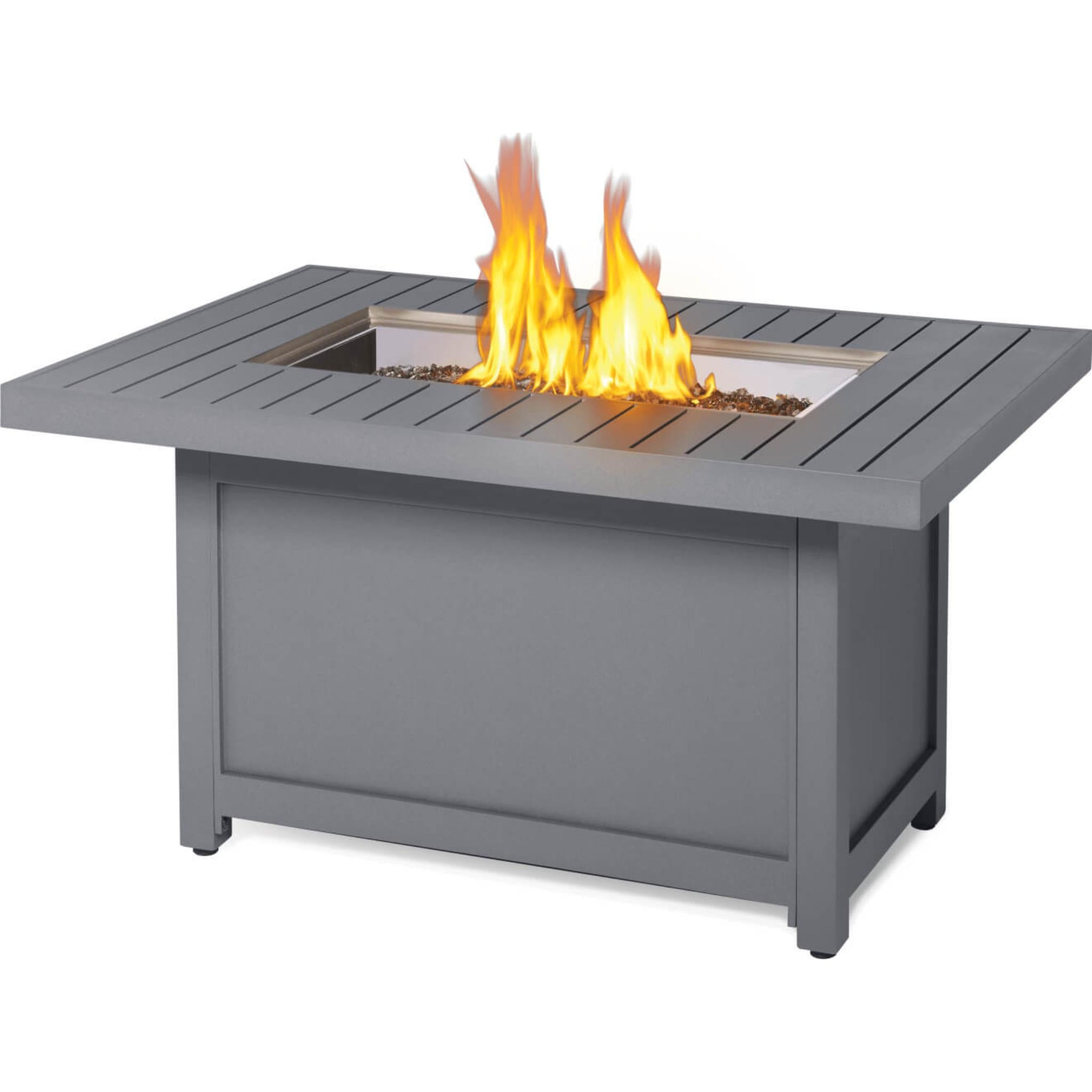 Patioflame Table - Patio Elegance Hamptons Rectangle Fire Table