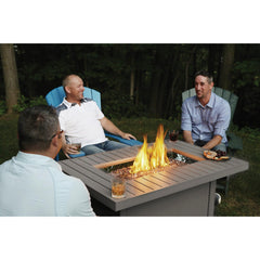 Patioflame Table - Patio Elegance Hamptons Rectangle Fire Table
