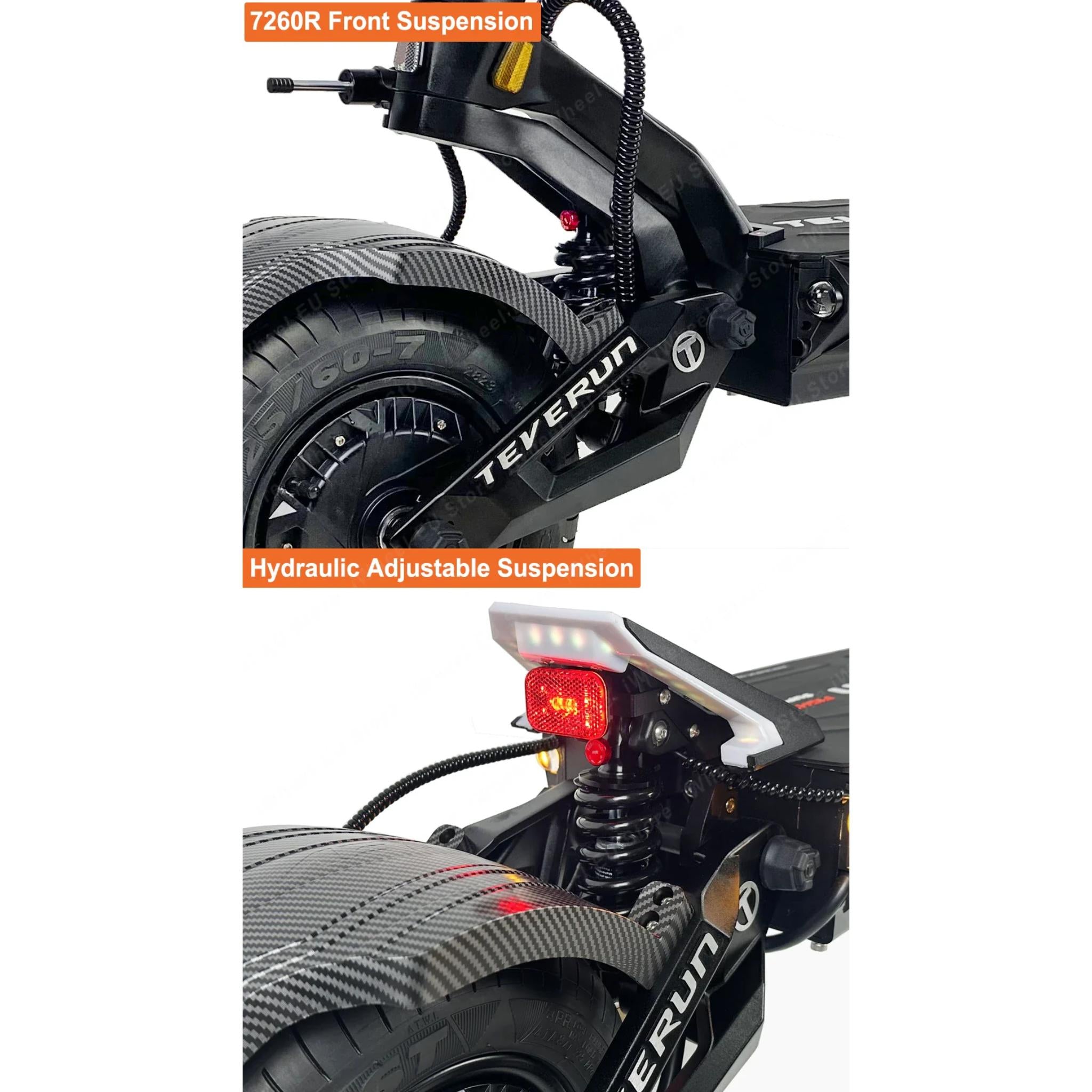 Teverun Fighter Supreme 7260R - 10000W Electric Scooter with GPS