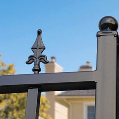 20x8 ft Steel Dual Swing Driveway Gate