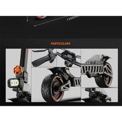 eBike Boys M6Max Dual Motor Scooter - 5600W, 60V, Fast Charging