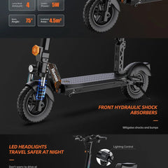 eBike Boys RT6 1000W Electric Scooter - 48V, 40-50km Range