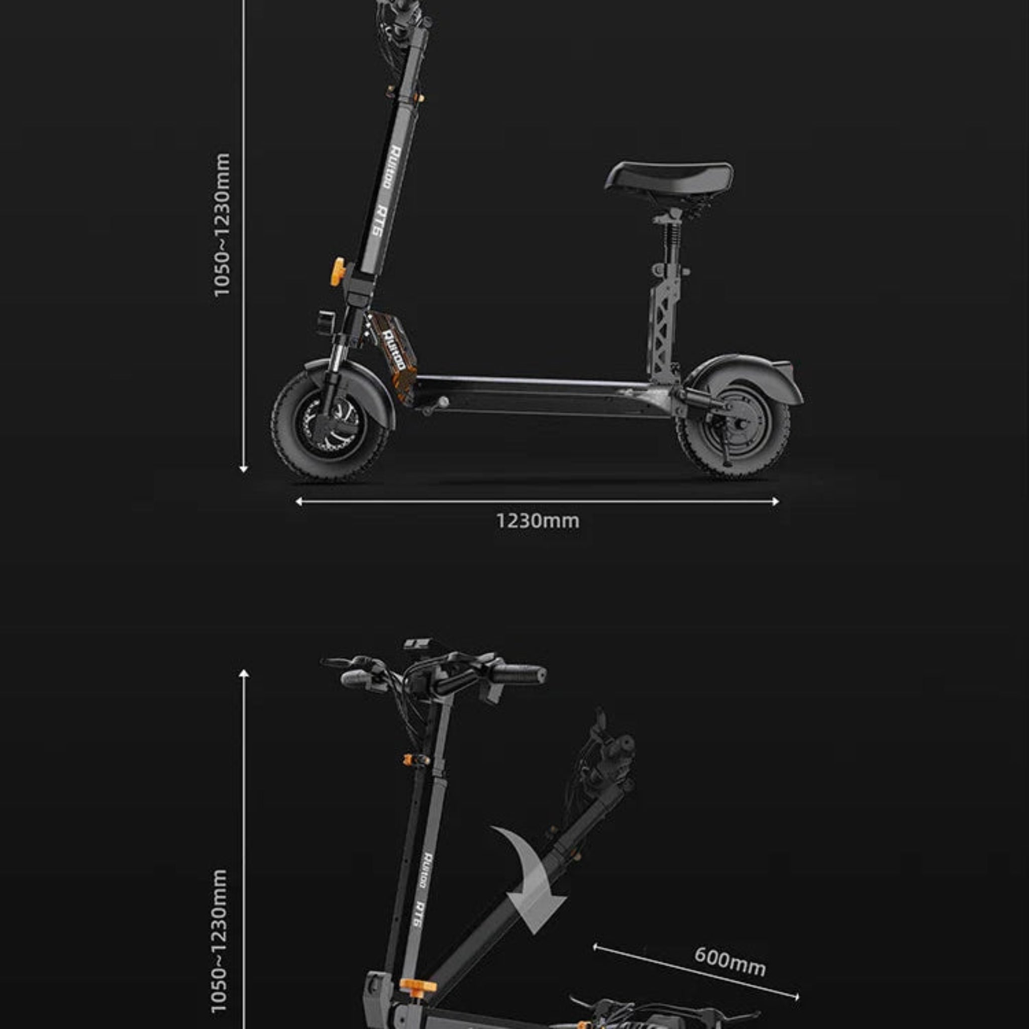 eBike Boys RT6 1000W Electric Scooter - 48V, 40-50km Range