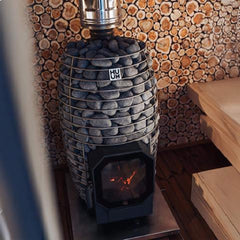 Huum Hive Flow Mini 8.5KW Wood-Burning Sauna Stove With Ash Drawer & Sauna Stones [H1017012] (SAK17895)